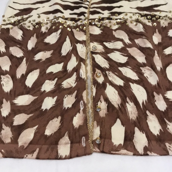 Animal print cardigan - Picture 6 of 8